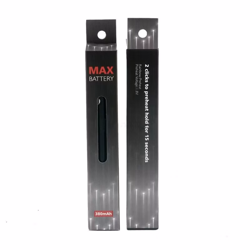 Preheat VV 280mAh 320mAh 350mAh 400mAh 510 Thread Vape Pen Ecig E Cigarette Battery with Preheating Button Variable Voltage USB Type C Rechargeable OEM Custom
