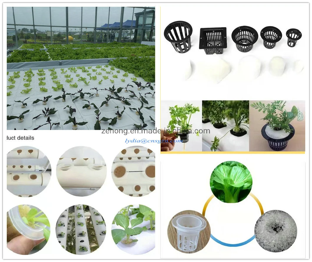 Garden Greenhouse Hydroponics PP PVC Mesh Net Planting Soilless Cultivation Plant Rooter Cup Basket Vegetables Grow Pot