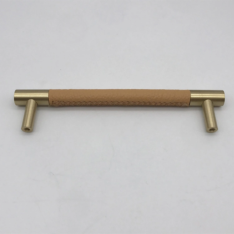 Down Basket Kitchen Round Brushed Brass Gold Cabinet Pull Handles