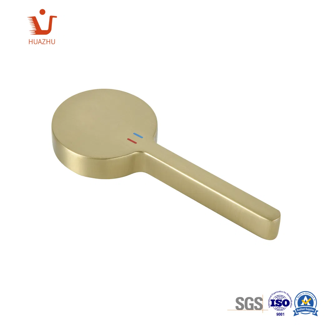 Bathroom Fitting Zinc Alloy Zamak Chrome Bathroom Faucet Handle