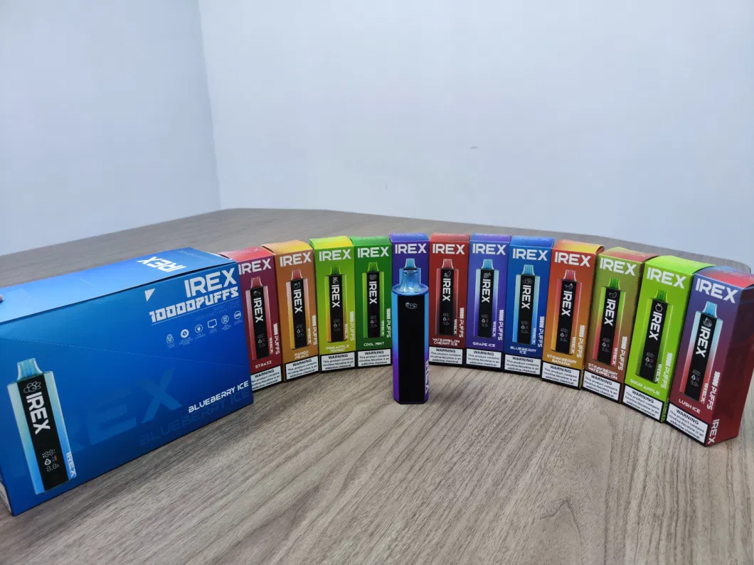 Bestseller Irex 10000 Puffs Disposable Vape Pen Fruit Flavor Disposable Vape Vaporizer 10K Vape Manufacturers Vaping Shop Electronic Cigarette