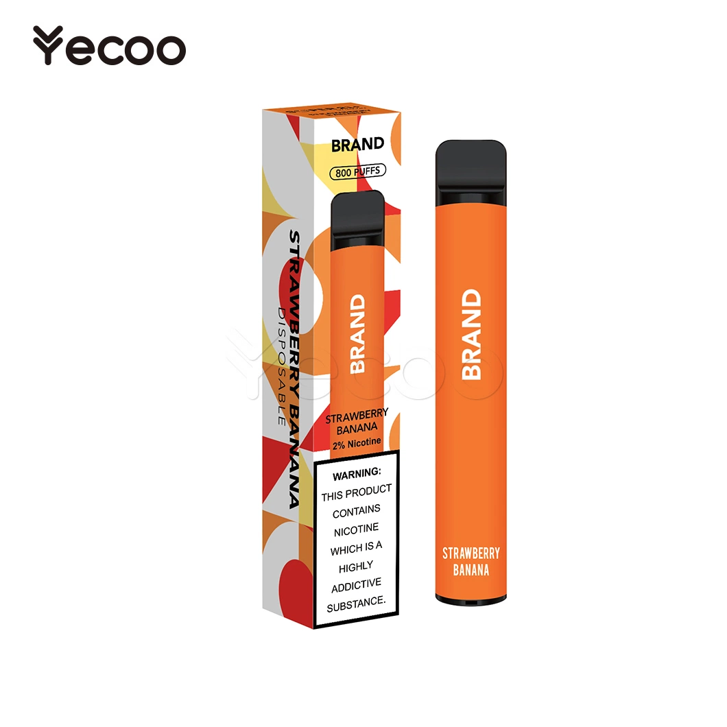 Yecoo Electronic Smoking Cigarette Manufacturers Flavor Vapes China S2 16 600-800 Puffs Disposable Dry Herb Vape