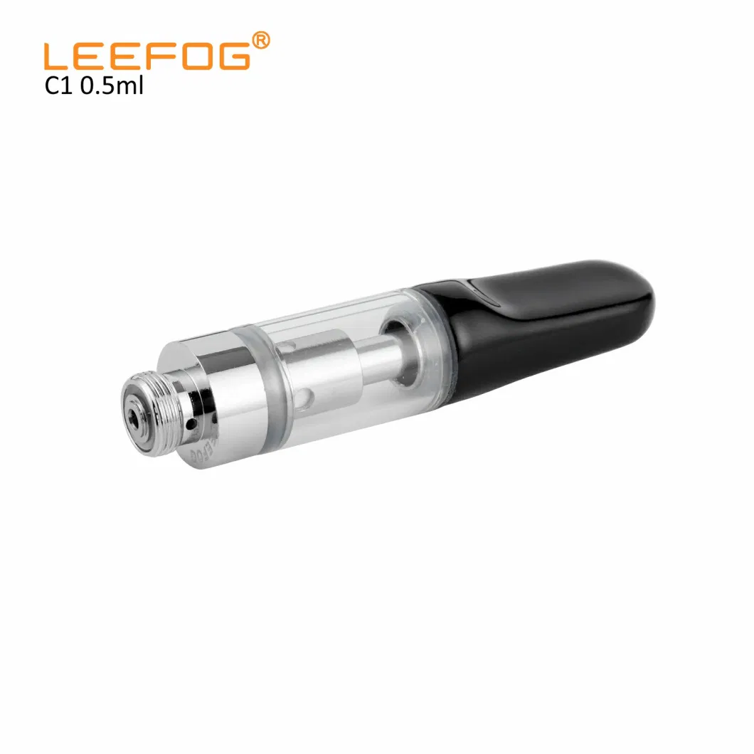 Leefog C1 Wholesale Thick Oil Ikrusher Stock in Us USA Warehouse Ready to Ship 0.5 1 2 Gram Ml Empty 510 Disposable Refillable Vape Pen Cartridge