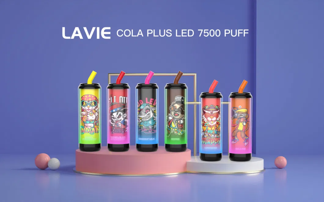 7500 Puffs Cola Plus Lavie Disposable Vape