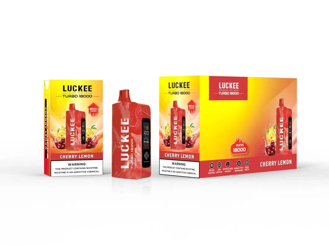 Luckee Turbo 18000 Puff EU Warehouse Spain USA Best Vape Boou PRO Vapsolo 7000/10000/12000/15000 Razz Bar Muss 700 Vapers Shisha Disposable Vape Wholesale