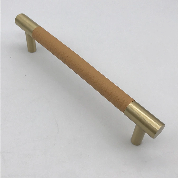 Down Basket Kitchen Round Brushed Brass Gold Cabinet Pull Handles