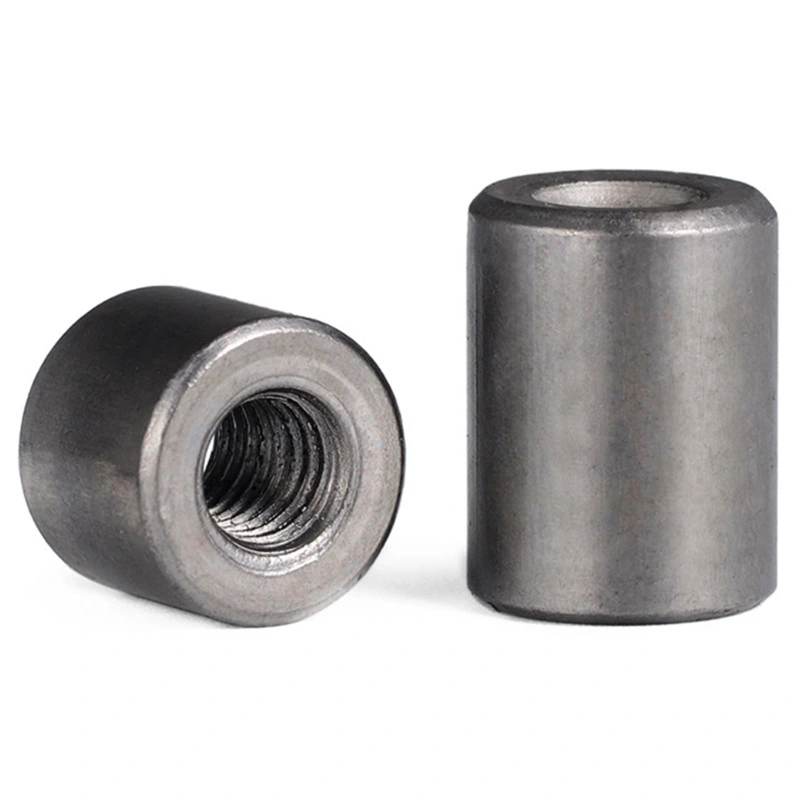 M4 M5 M6 M7 M8 Steel All Thread Right and Left Hand Threaded Round Coupling Nut