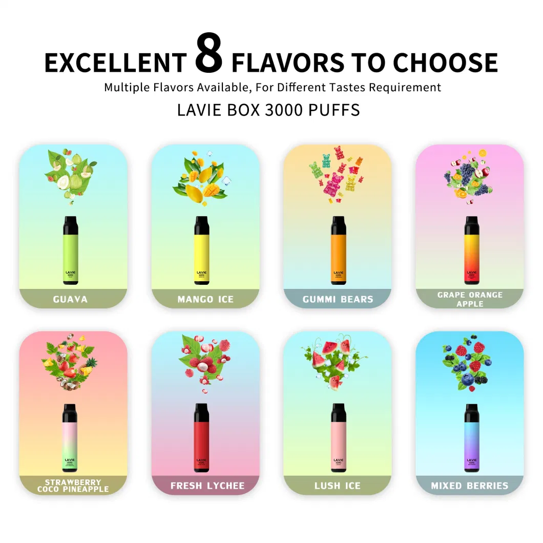 Lavie Cute 3000 Puffs Disposable Vape Vapor