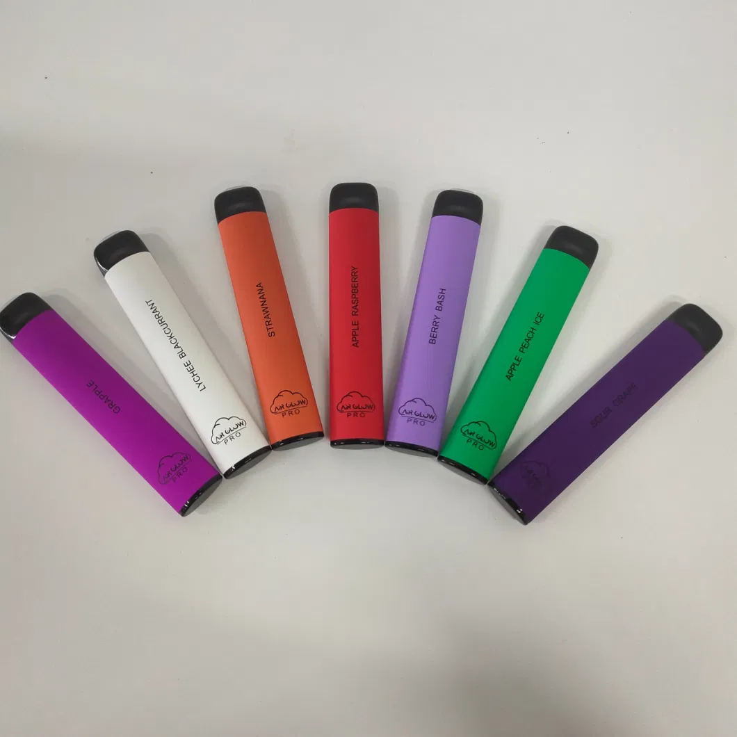 Fruit New Dry Air Glow PRO Hot Selling Disposable Wholesale Vaping Pen Nicotine 5% 1600 Puffs Vape Pen Disposable Pod with Logo Printing