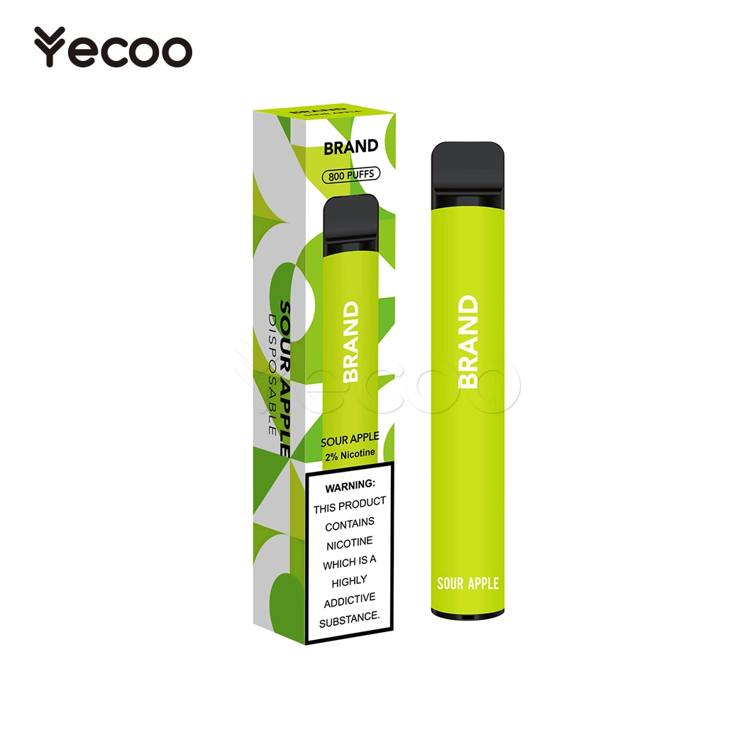 Yecoo Electronic Smoking Cigarette Manufacturers Flavor Vapes China S2 16 600-800 Puffs Disposable Dry Herb Vape