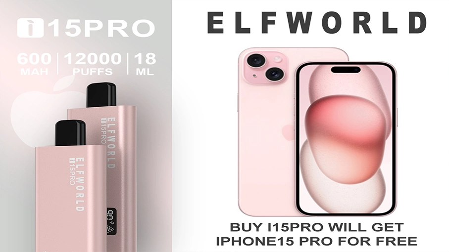 Elfworld I15PRO 12000puffs Smart Long Lasting Disposable Vape Pen Mesh Coil Wholesale Distributor OEM Big Smoke Puffs USA EU Rusia Germany Italy Lost Elf Mary