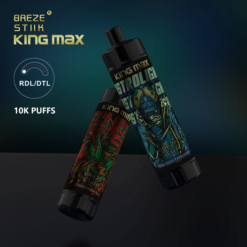 Direct to Lung E Cigarette Baeze Stiik Kingmax 10000 Puffs Disposable Vape