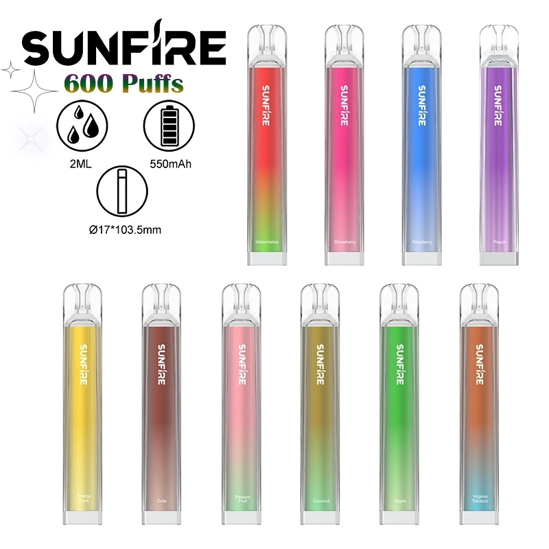 Sunfire S9000 Puffs 9000 Electronics Disposable Vaporizers Tornado 9K 12000puffs 18000 Dispsoable Vape Pod Vapen Digital -Wholesale Hookah Bar to France EU