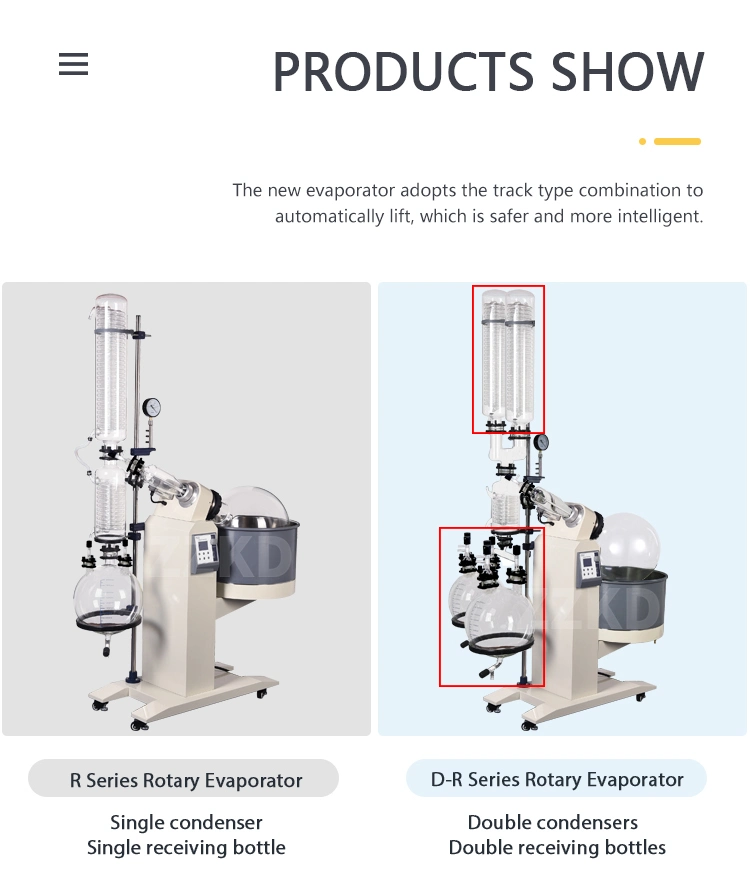 20L 50L 100L Oil Distillation Rotovap Autoed Essential Turnkey System Rotary Evaporator for Vacuum Distillation