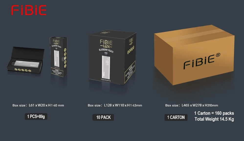 Fibie Vape 7000 Puffs LED Display Digital Vaping Mod Disposable Vape 12000 Puffs E Cig Wholesale Electriic Cigarette Pod