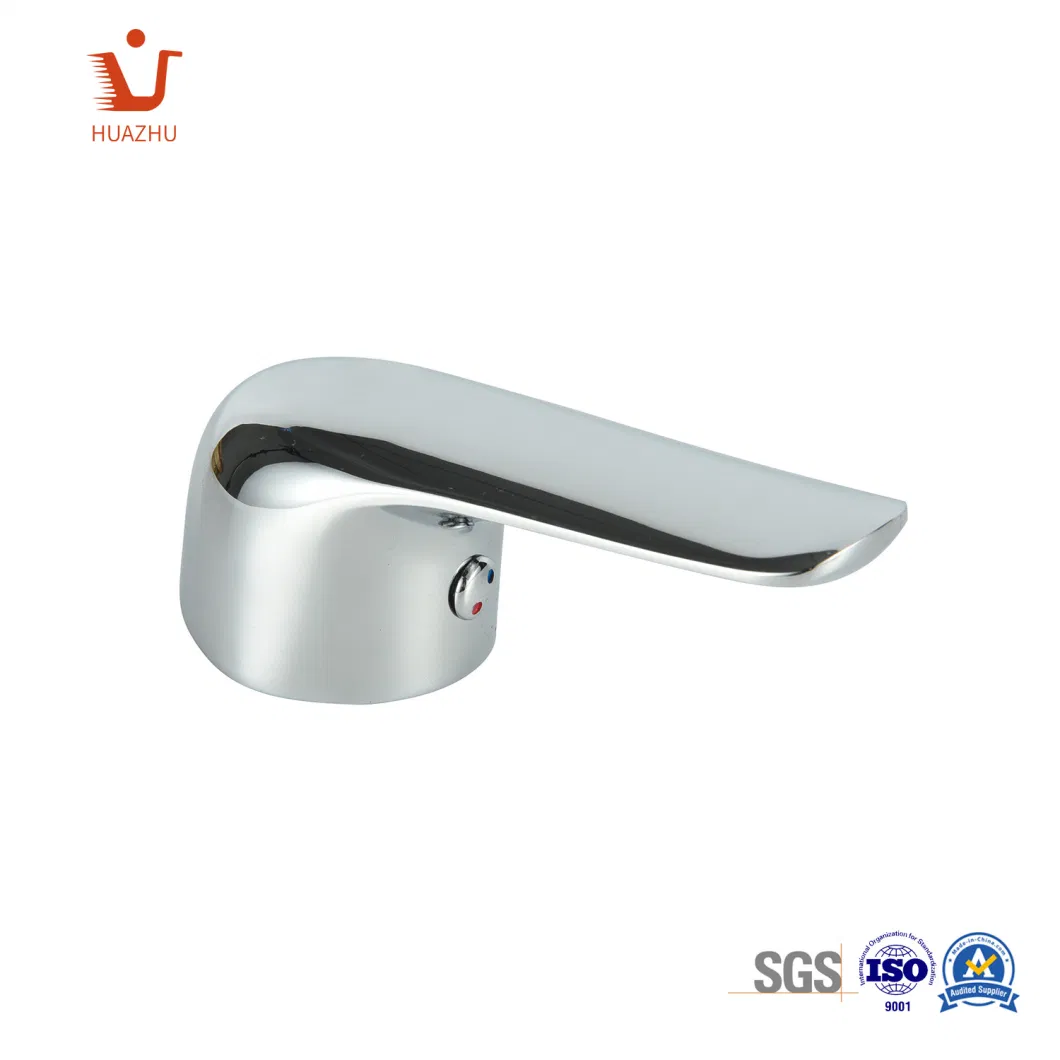 Bathroom Fitting Zinc Alloy Zamak Chrome Bathroom Faucet Handle