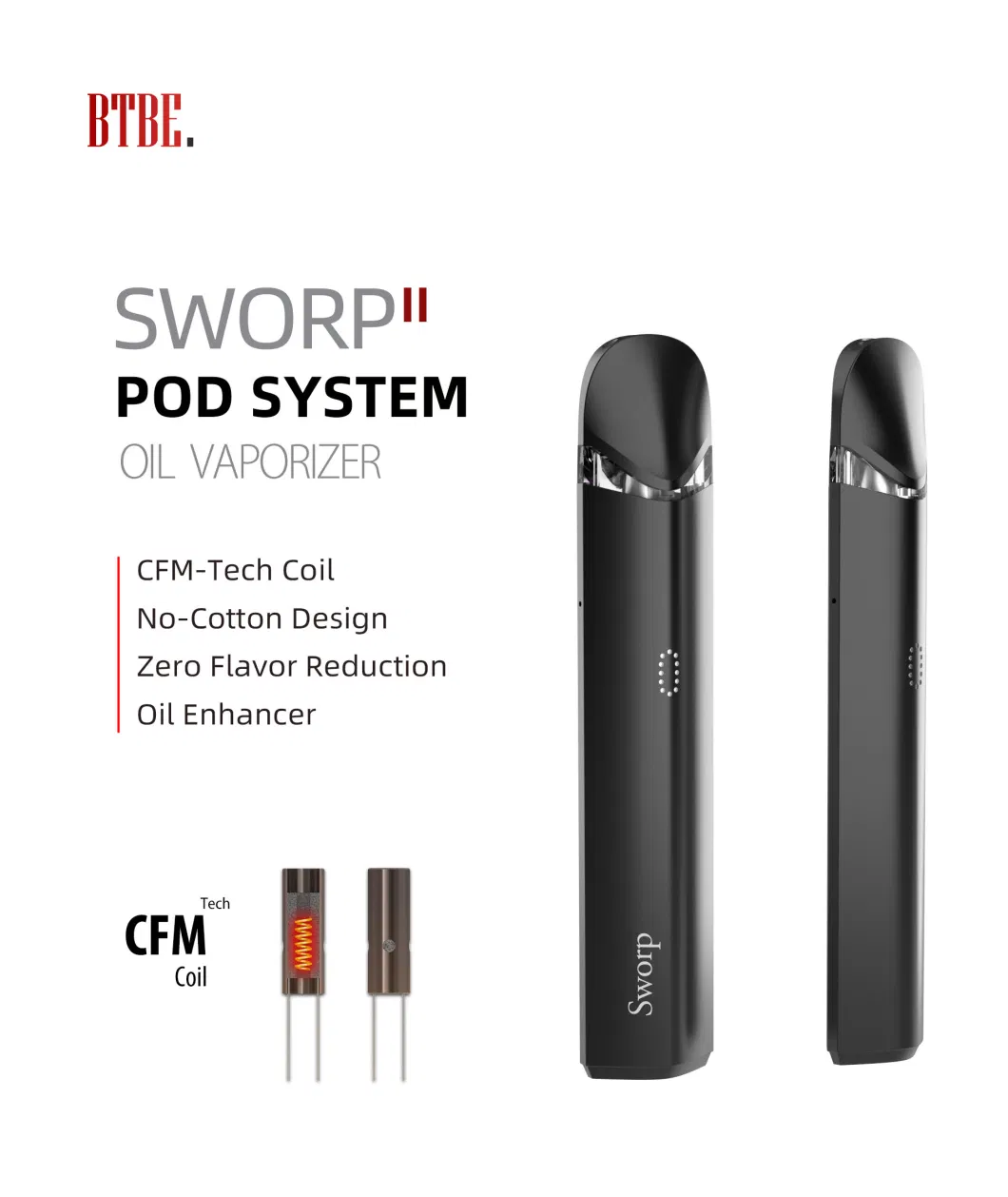 Sworp Vape Pen Twist Pen 710 510 Thread Cartridges Vape Pen Vaporizer Pod System Starter Kits