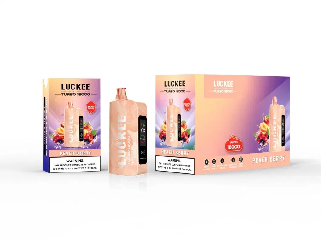 Luckee Turbo 18000 Puff EU Warehouse Spain USA Best Vape Boou PRO Vapsolo 7000/10000/12000/15000 Razz Bar Muss 700 Vapers Shisha Disposable Vape Wholesale