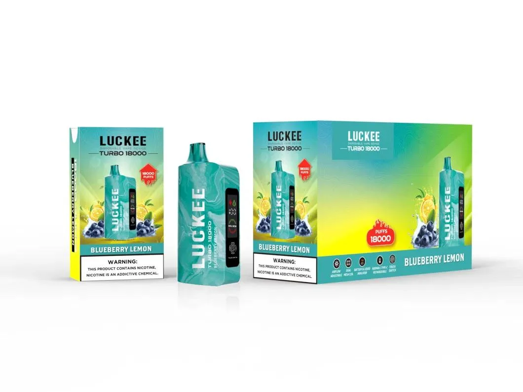 Luckee Turbo 18000 Puff EU Warehouse Spain USA Best Vape Boou PRO Vapsolo 7000/10000/12000/15000 Razz Bar Muss 700 Vapers Shisha Disposable Vape Wholesale