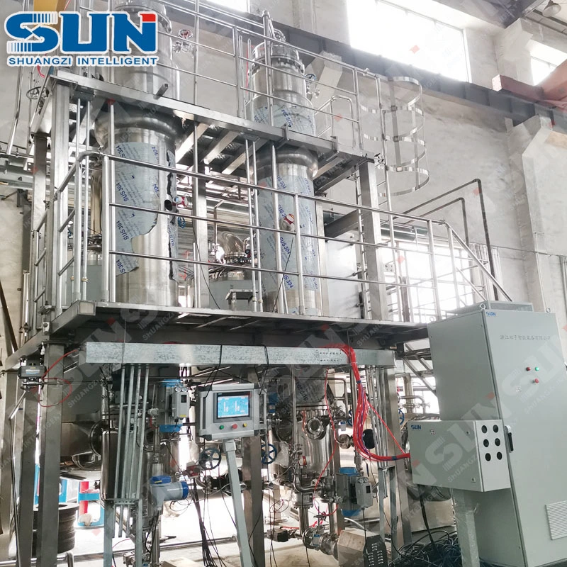 High Effect Full-Automatic Vacuum Evaporator Double Effect Fallling Film Evaporator for Animal Milk