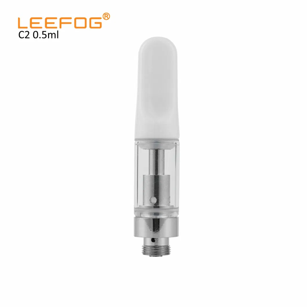 Leefog C2 Wholesale Live Resin Distillate Thick Oil Ikrusher Vaporizer Pod 0.5ml 1.0ml 0.5 1 2 Gram Empty 510 Disposable Vape Pen Cartridge