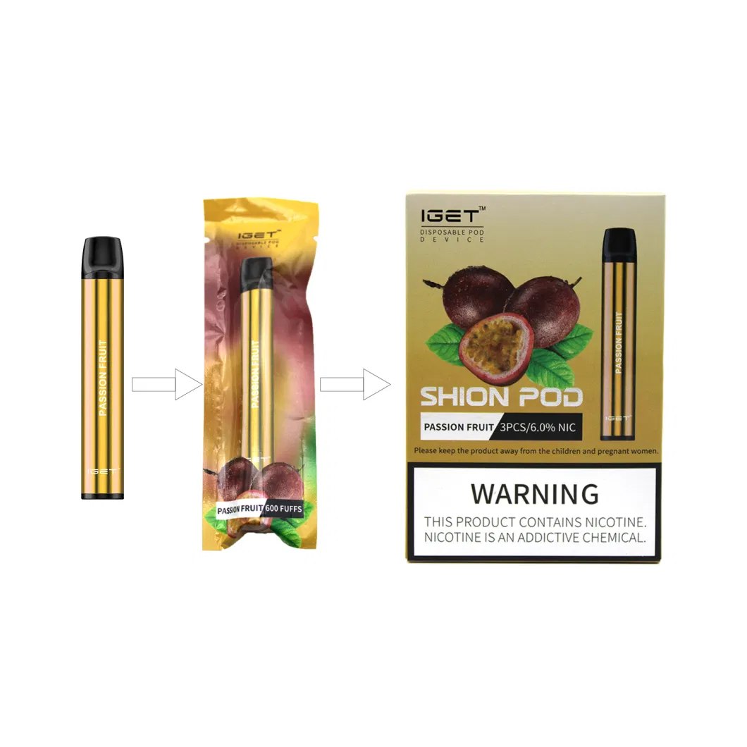 Wholesale Iget Shion Disposable Vape Pen Pod Starter Kit