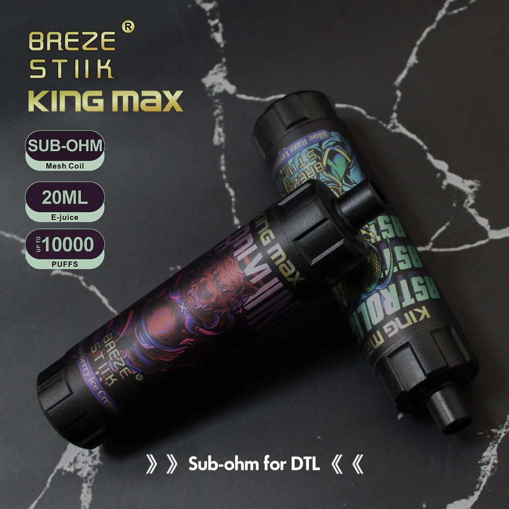 Direct to Lung E Cigarette Baeze Stiik Kingmax 10000 Puffs Disposable Vape