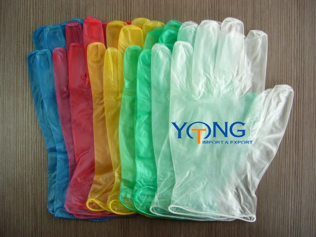 Disposable Box of 100 PCS, Clear Vinyl Gloves Powder Free Health Gloves