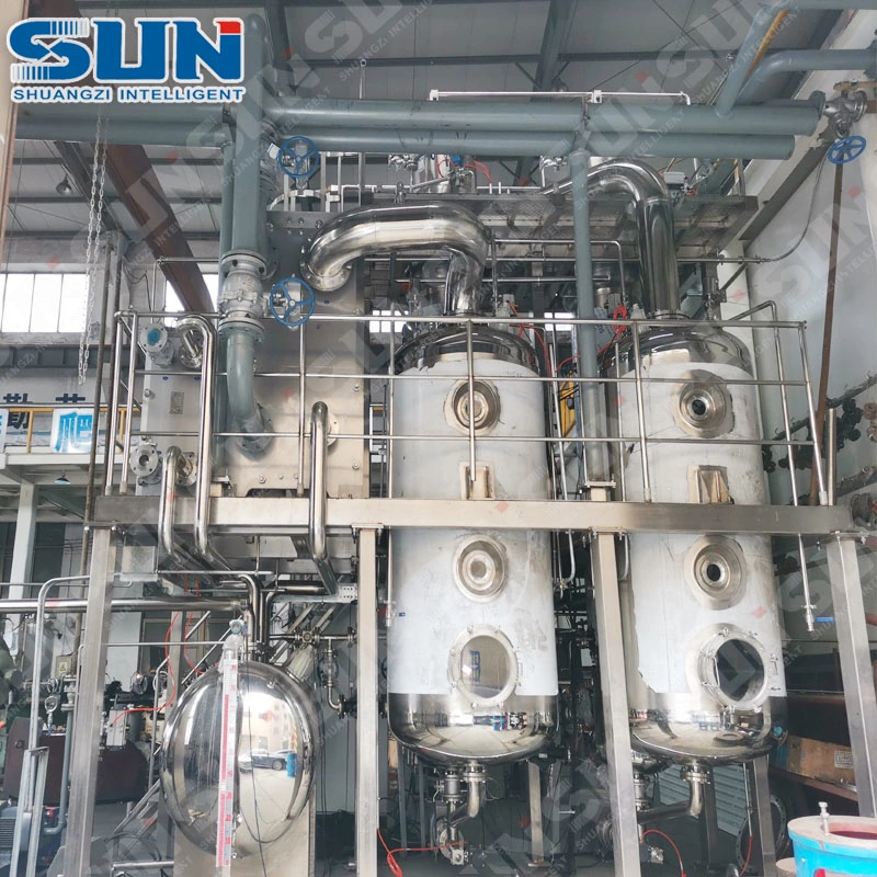 High Effect Full-Automatic Vacuum Evaporator Double Effect Fallling Film Evaporator for Animal Milk