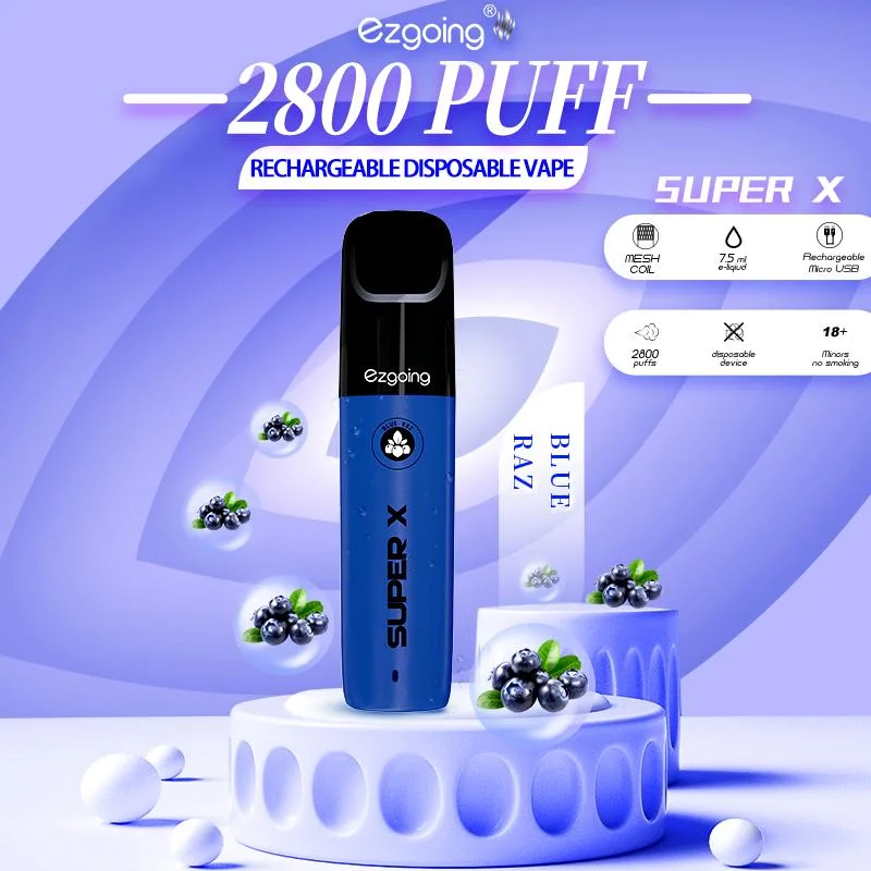 Ecig Shop 2800 Puffs Custom Vaporizer 3% Nicotine 6flavors Ecig Vape