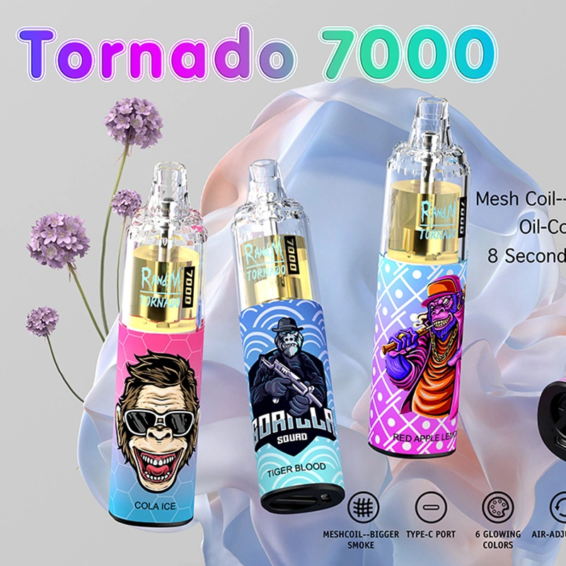 Factory Wholesale Randm Tornado 7000 Puffs Disposable Vapes