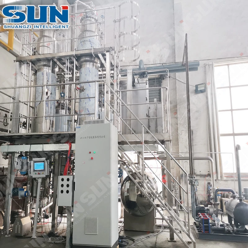 High Effect Full-Automatic Vacuum Evaporator Double Effect Fallling Film Evaporator for Animal Milk