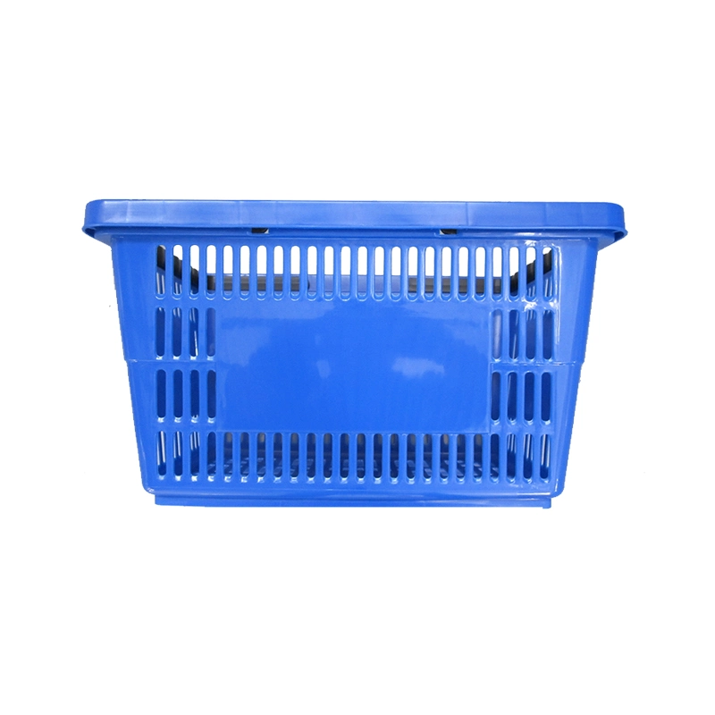 High Quality Supermarket Plastic Shopping Basket Single Handle