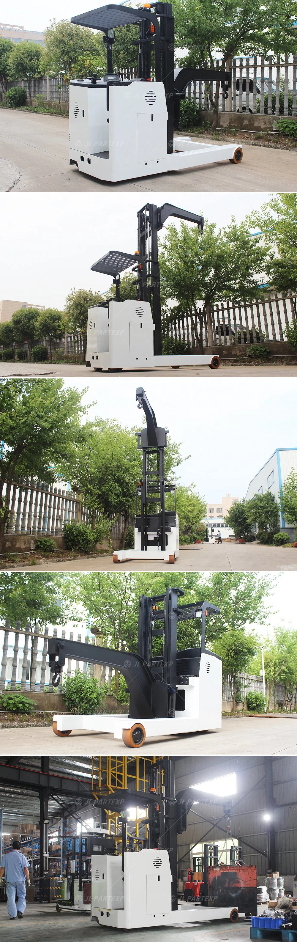 2.5t 3.6m Customized All-Electric Lifting Forklift with Hook That Can Move Left and Right