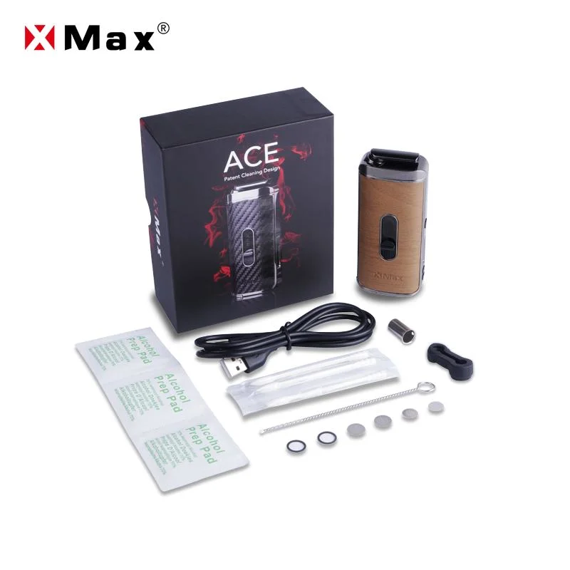 Heating Vaporizer Smoking Machine Heat Not Burn E-Cigarette Starter Kits Xmax Ace Herbal Vaporizer