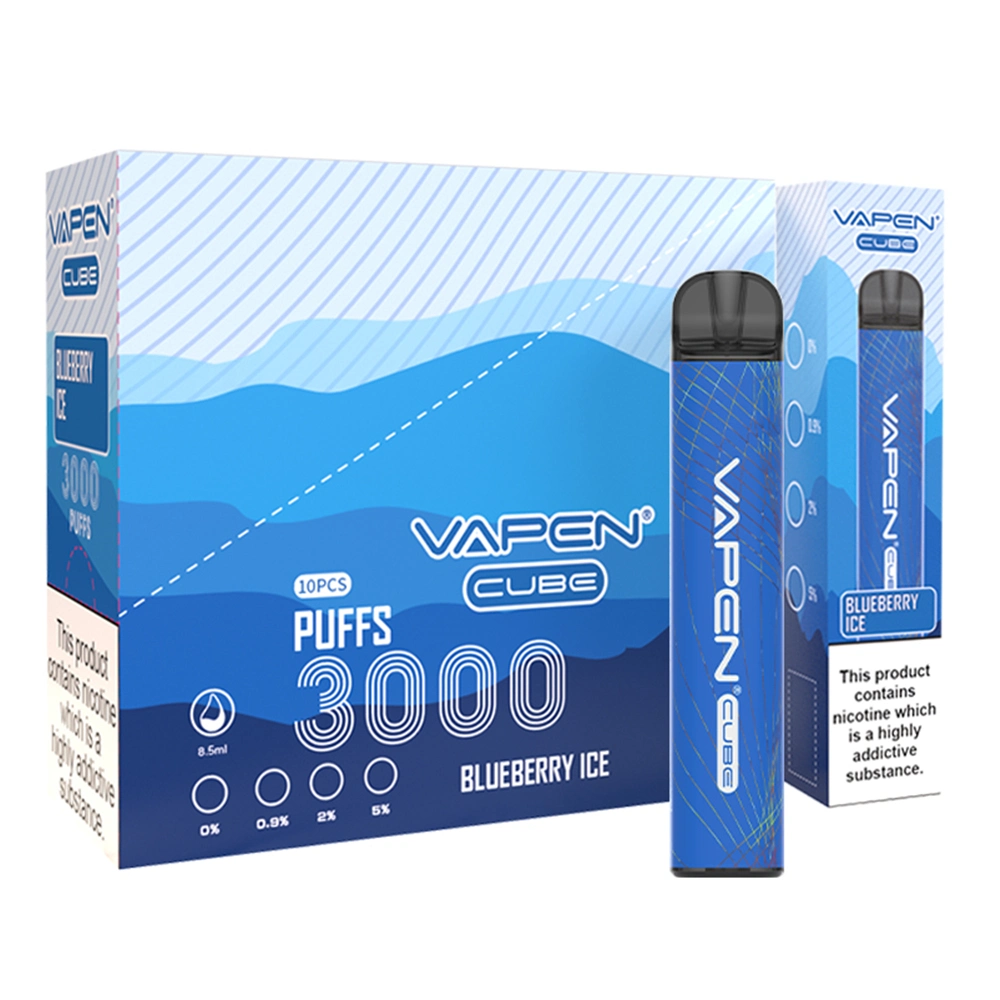 Wholesale Puffs 1000mAh Battery Vapen Cube 3000puffs Disposable Vape Pen