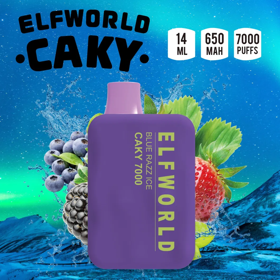 OS5000 Rechargeable Disposable Vape by Elfworld Caky 7000 7500 8000 5500 6000puff Vaper Electronic Cigarette Without Nicotine 7000 Aroma King Vaporesso Vape Kit