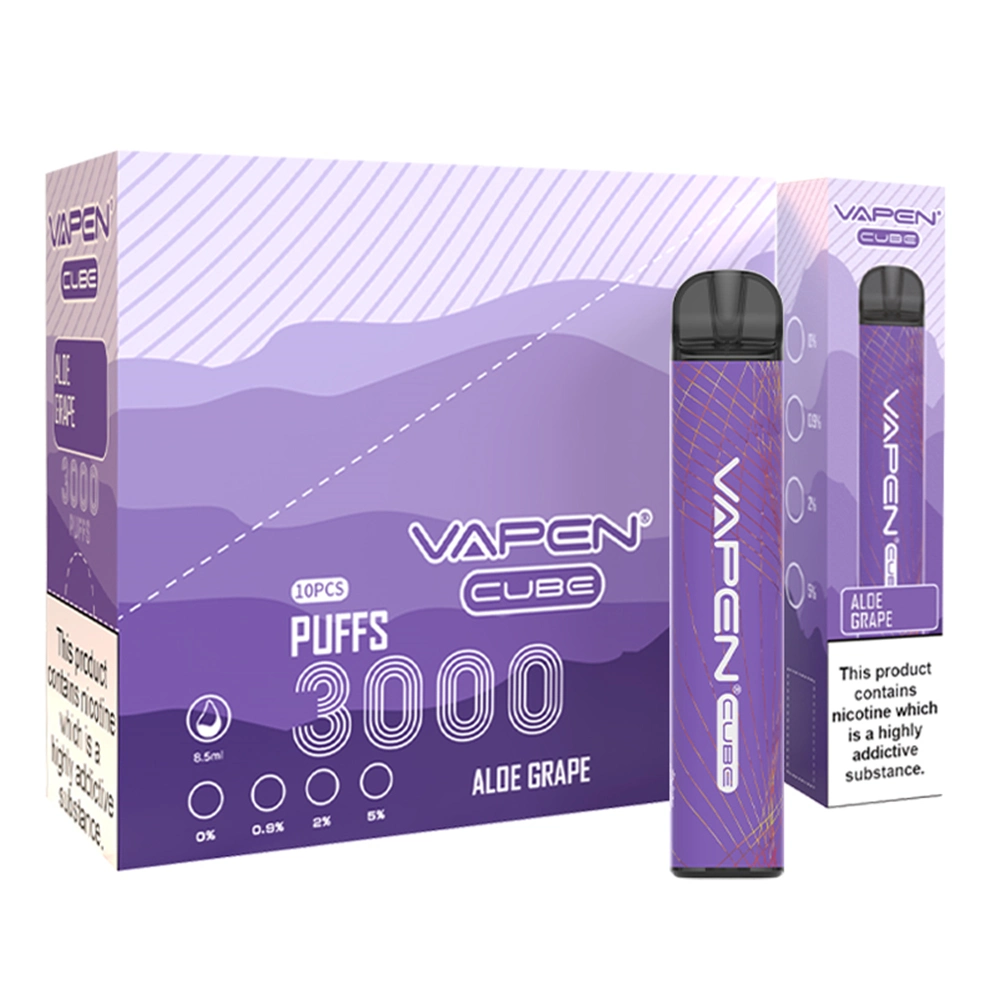 Wholesale Puffs 1000mAh Battery Vapen Cube 3000puffs Disposable Vape Pen