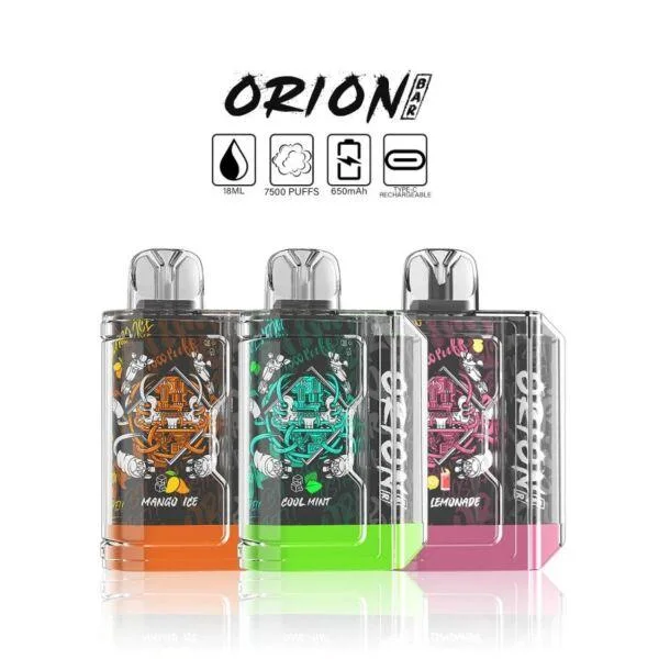 Disposable Vape Amazon Orion Bar 7500 Puffs Vapes Elfworld Pre Filled