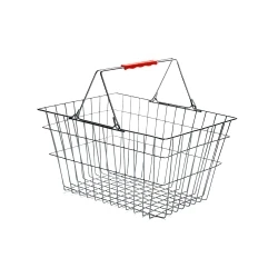 Zinc Finish Boutiques Wire Basket Metal Rectangular Shape Stainless Steel Bread Basket