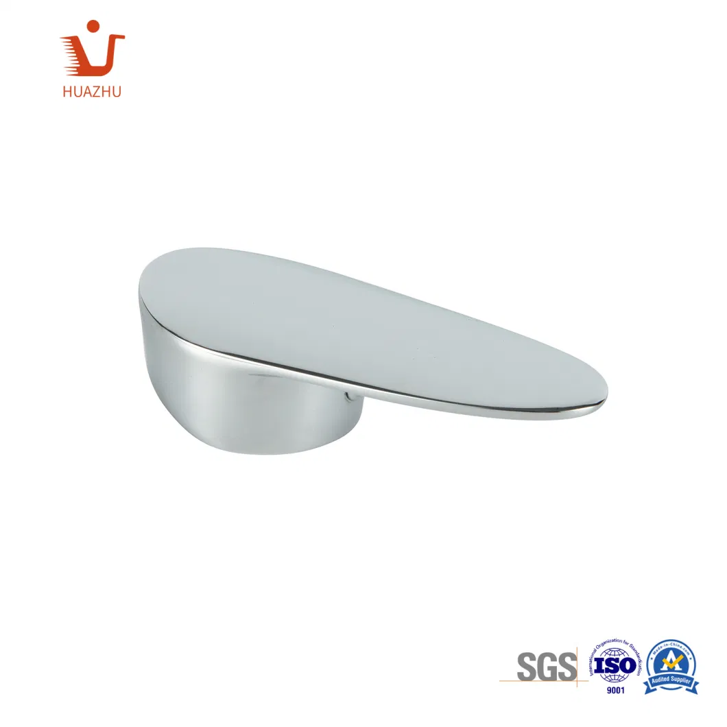 Bathroom Fitting Zinc Alloy Zamak Chrome Bathroom Faucet Handle