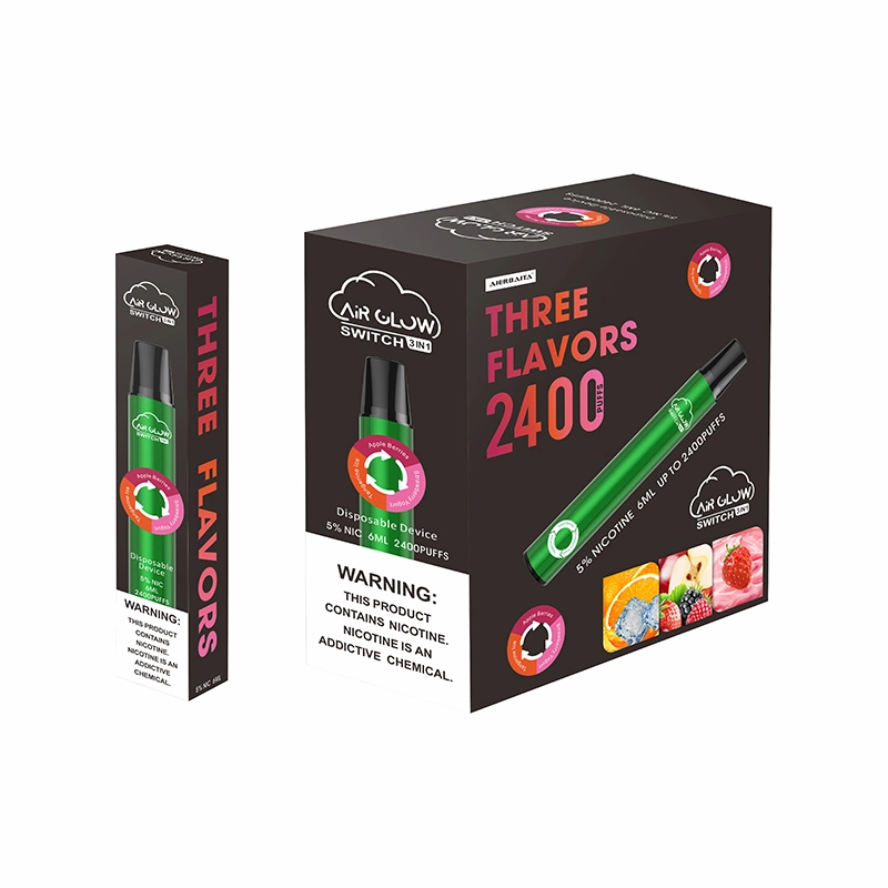 Discount 3 in 1 Disposable Vape Pen with 6ml E Liquid Vape Stores Near Me 2400 Puffs