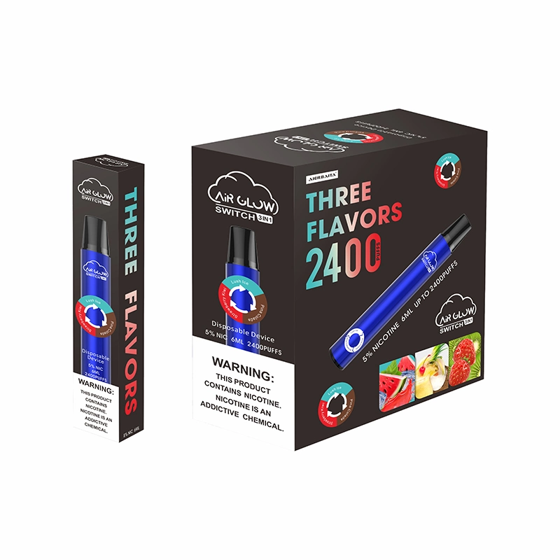 Discount 3 in 1 Disposable Vape Pen with 6ml E Liquid Vape Stores Near Me 2400 Puffs