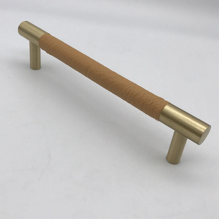 Down Basket Kitchen Round Brushed Brass Gold Cabinet Pull Handles