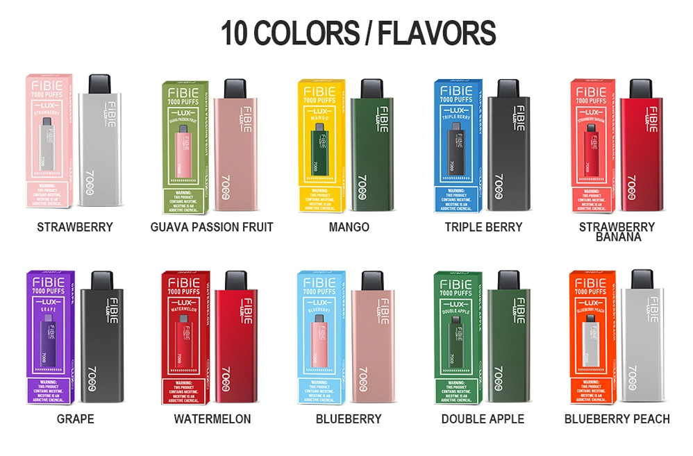 Fibie Vape 7000 Puffs LED Display Digital Vaping Mod Disposable Vape 12000 Puffs E Cig Wholesale Electriic Cigarette Pod