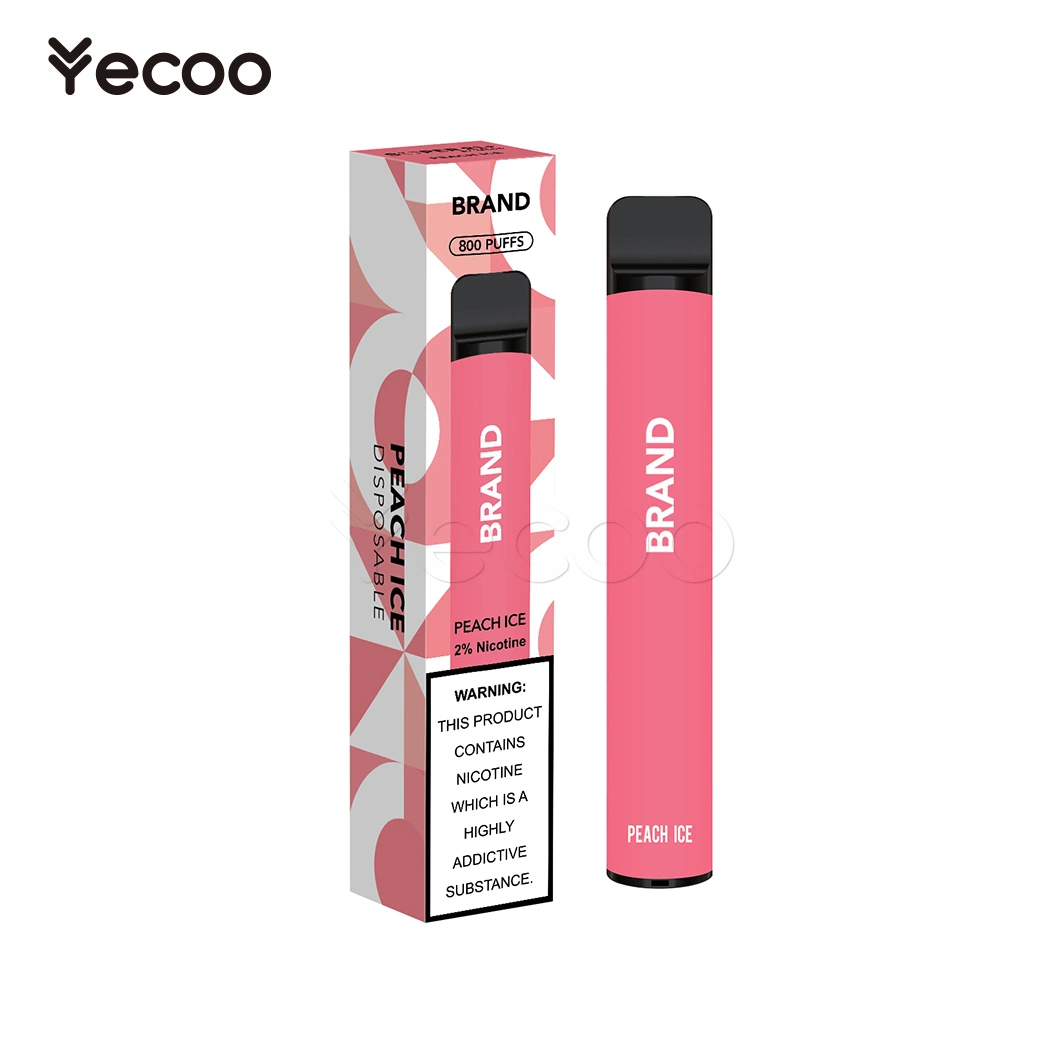 Yecoo Electronic Smoking Cigarette Manufacturers Flavor Vapes China S2 16 600-800 Puffs Disposable Dry Herb Vape