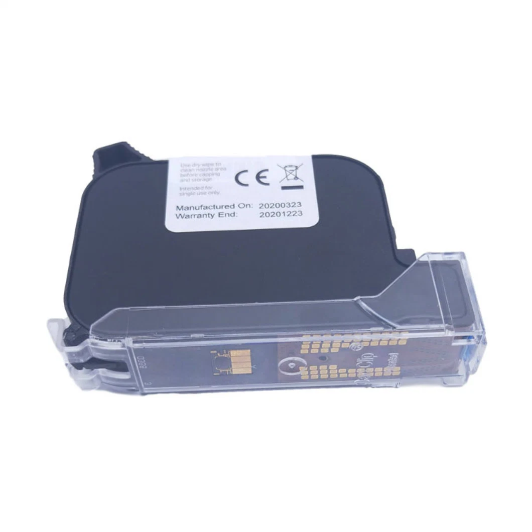 Inline Inkjet Logo Machine Printing 25.4mm Tij2.5 Ink Cartridge