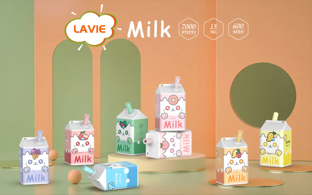 Lavie Milk 7000puffs Disposable Vape Vapor Mesh