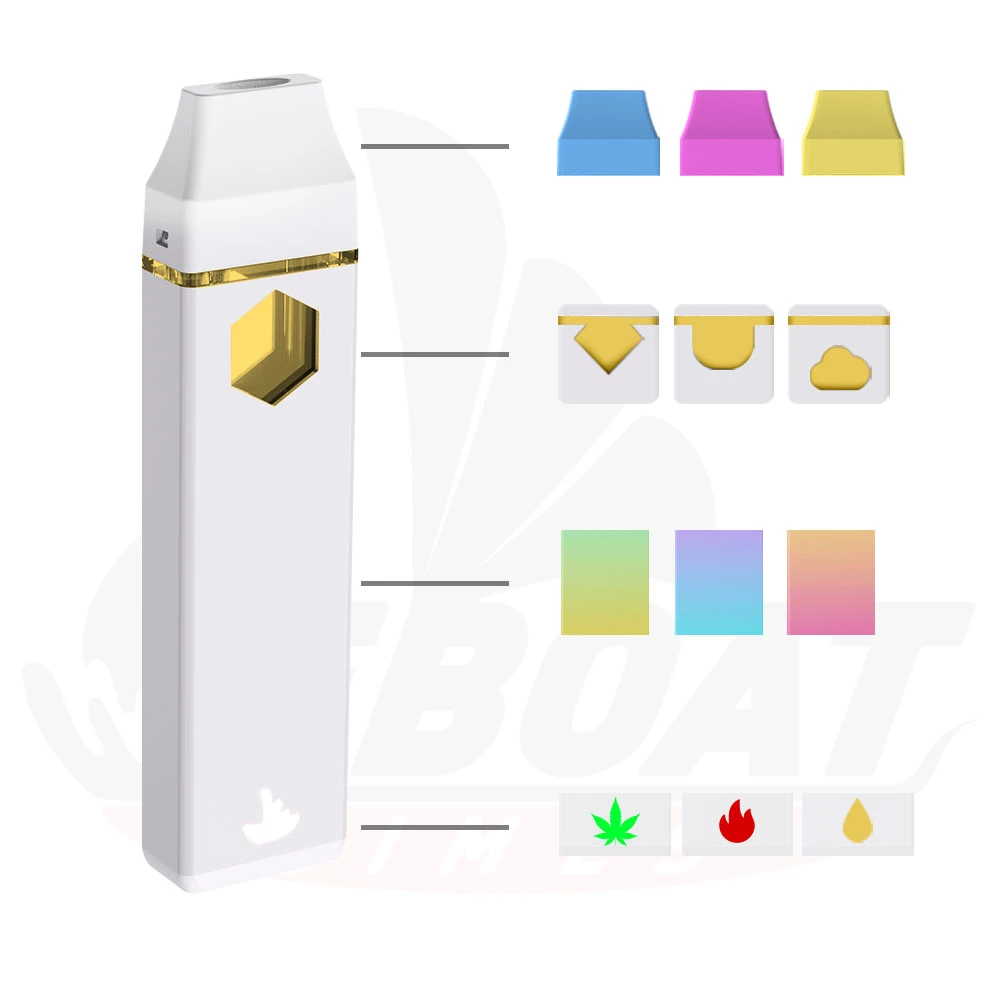 420 White Label Post Free Rechargeable Disposable Vaping Device Empty Thick Oil Vape Pens 1g 2g