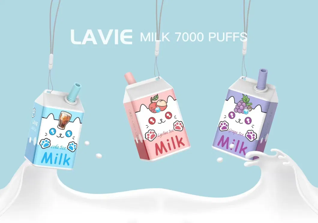 Lavie Milk 7000puffs Disposable Vape Vapor Mesh